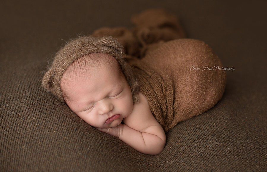 Baby with a bear hat — Pearland, TX — Sara Hunt Photography Baby with a bear hat — Pearland, TX — Sara Hunt Photography