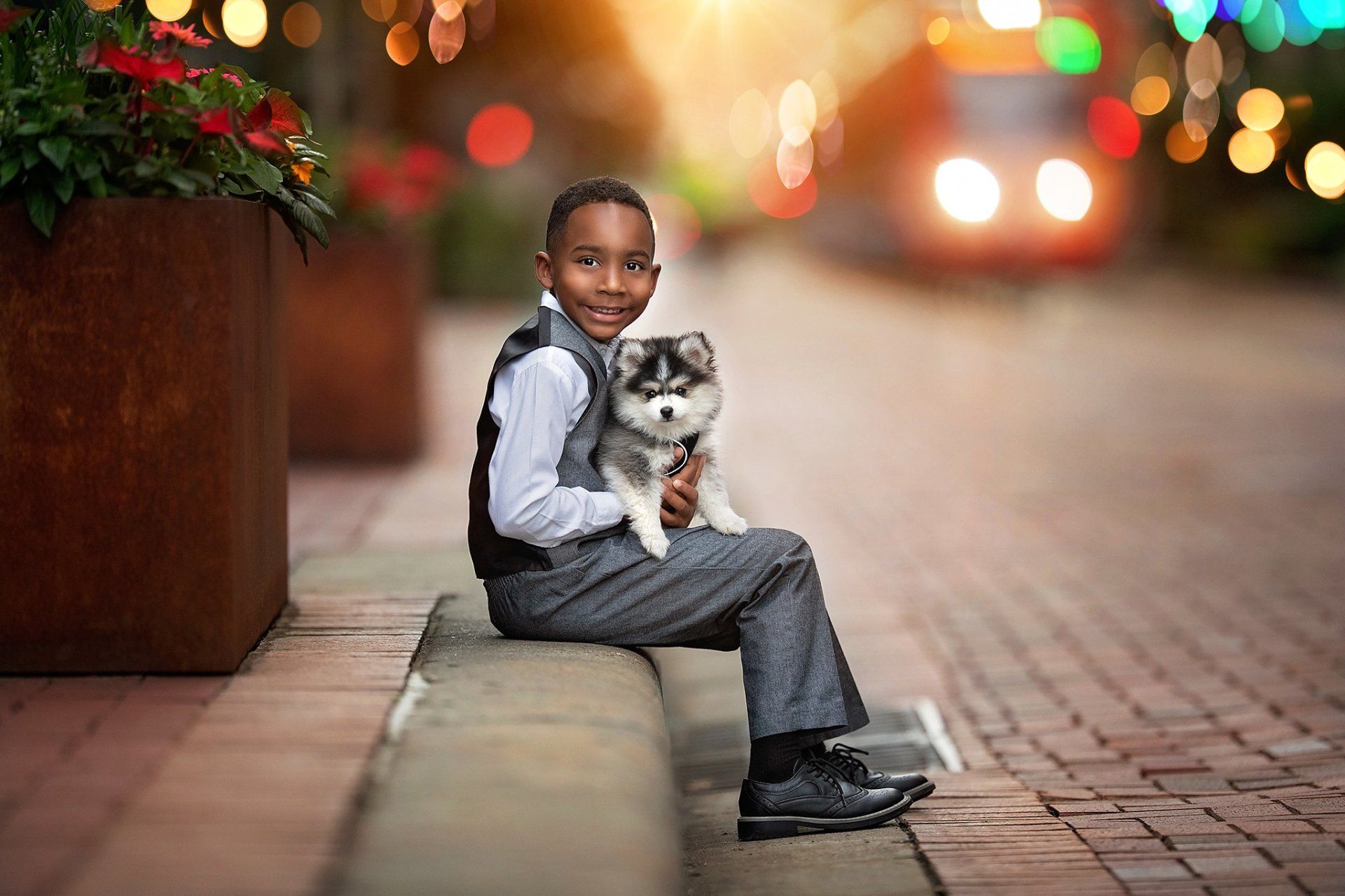 Baby boy sitting in the seaside — Pearland, TX — Sara Hunt Photography