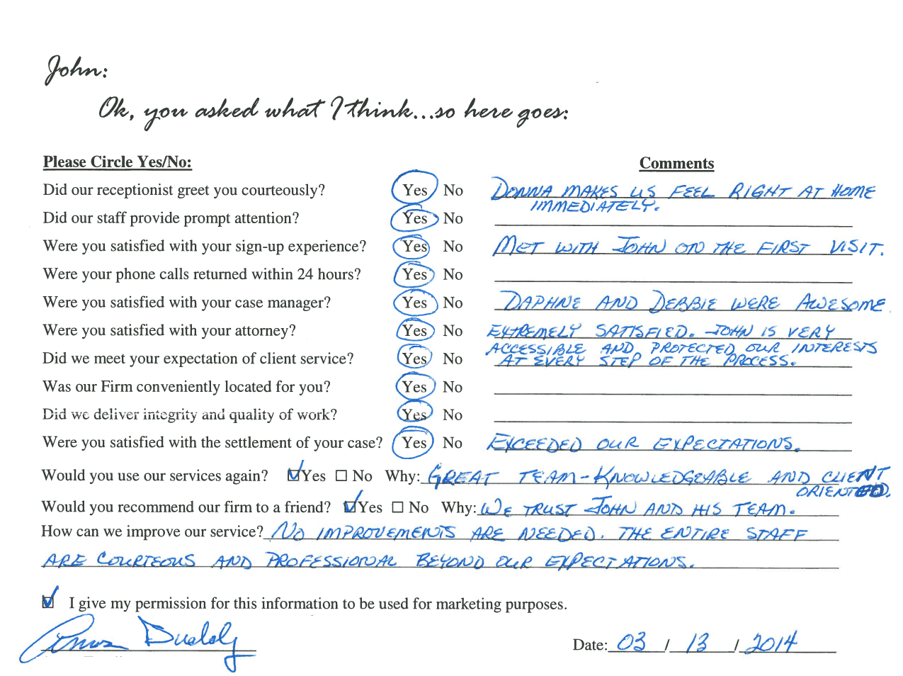 A piece of paper that says john on it