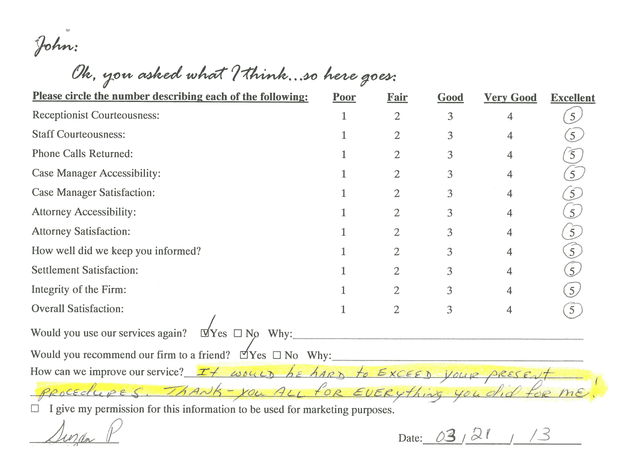 A sheet of paper that says john on it