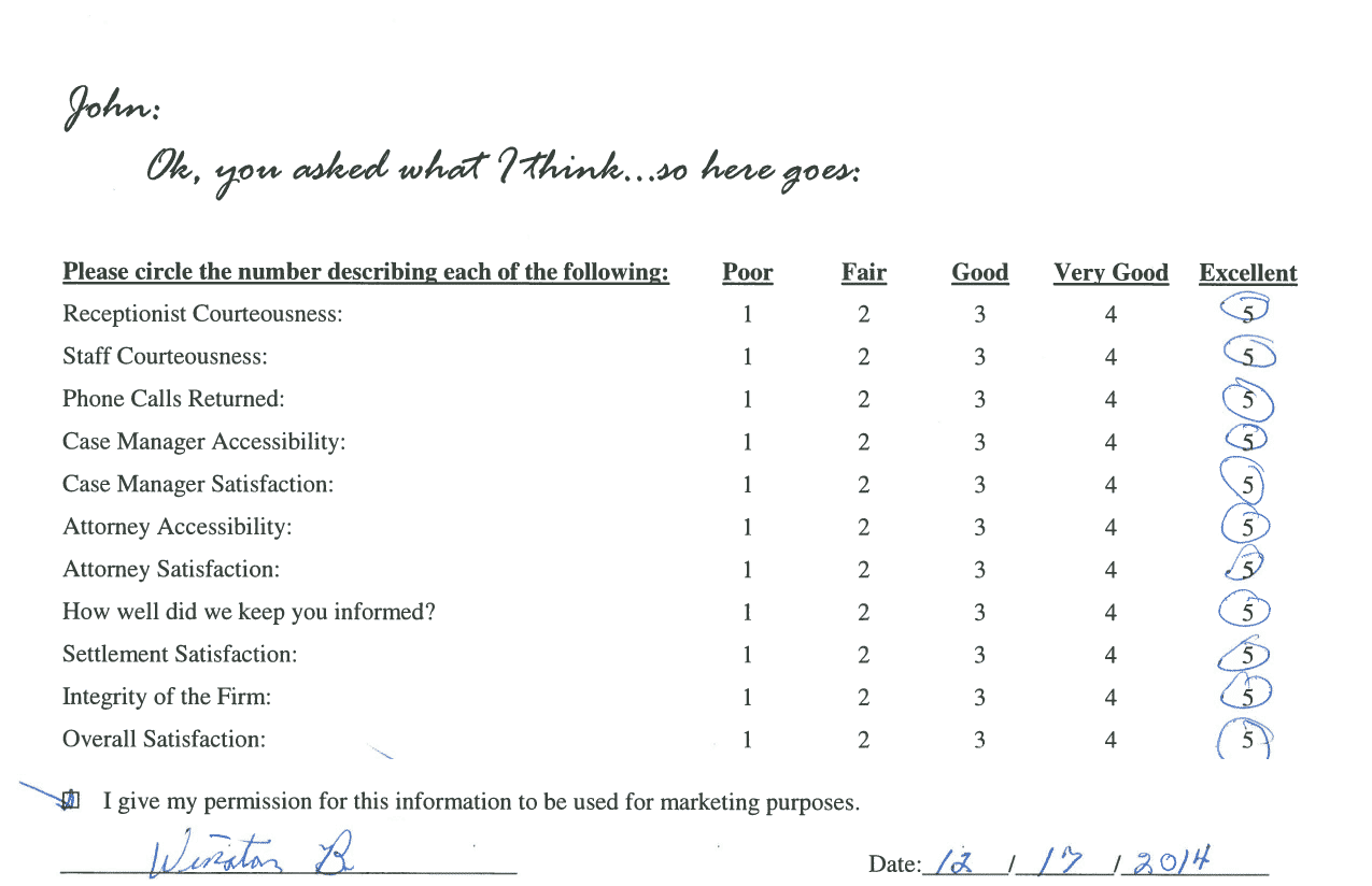 A sheet of paper that says john on it