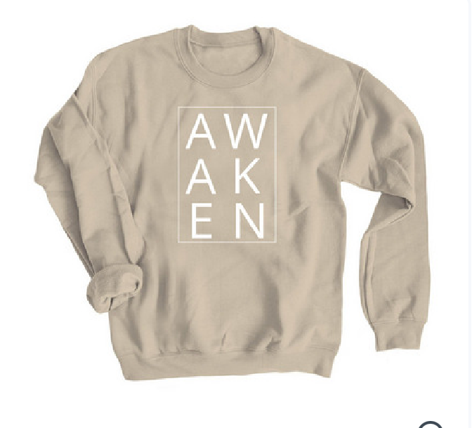 Awaken Crewneck (Beige)