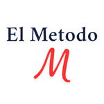 Un logotipo para el método con una m roja sobre un fondo blanco.