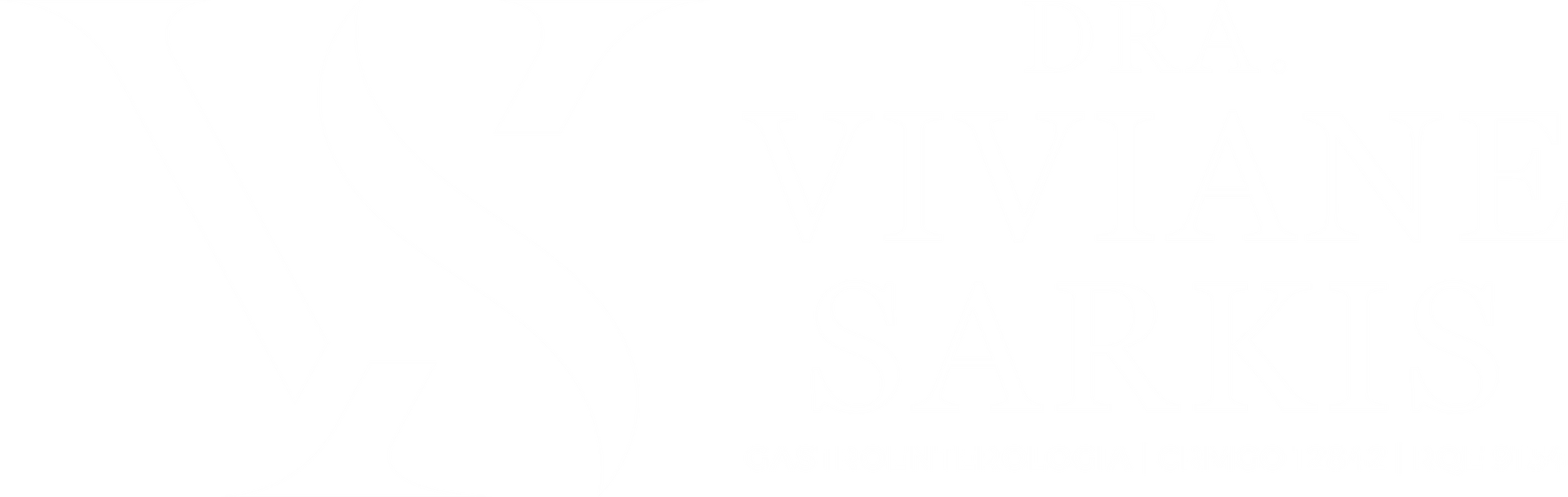 Logomarca - Dra. Viviane Sarkis - Branco