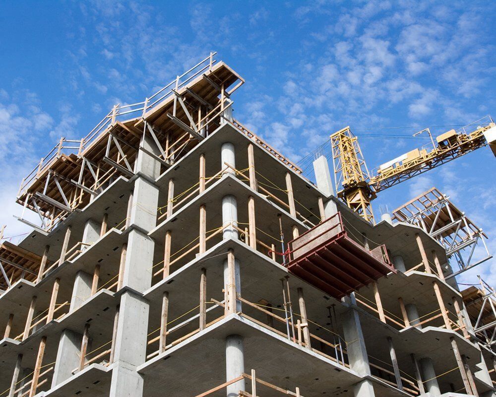 Reinforced Steel & Concrete Building Under Construction — Las Vegas, NV — Hercules Enterprises LLC