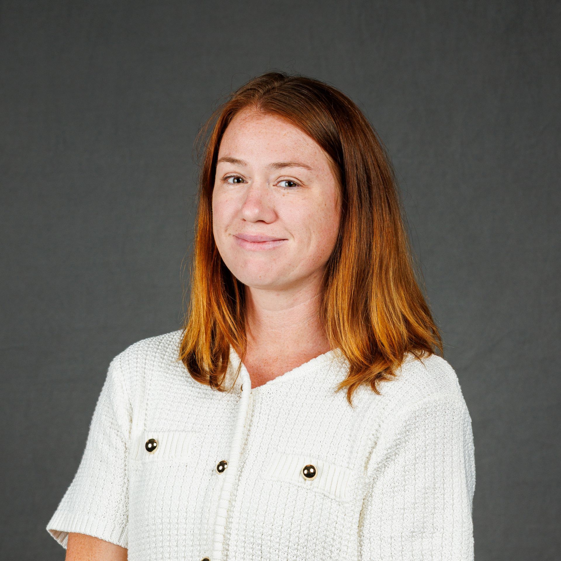 A close up of a white background with a gray border.