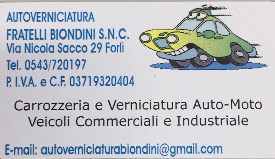 Servizi Autocarrozzeria Biondini