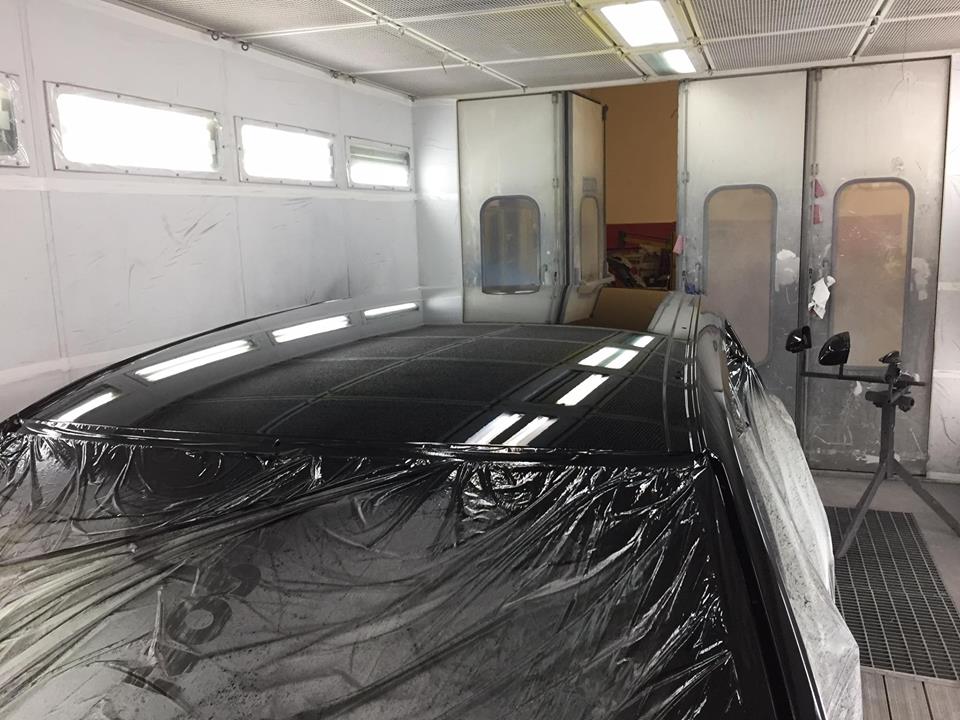 Cabina forno di officina