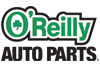 The logo for o'reilly auto parts is green and black.