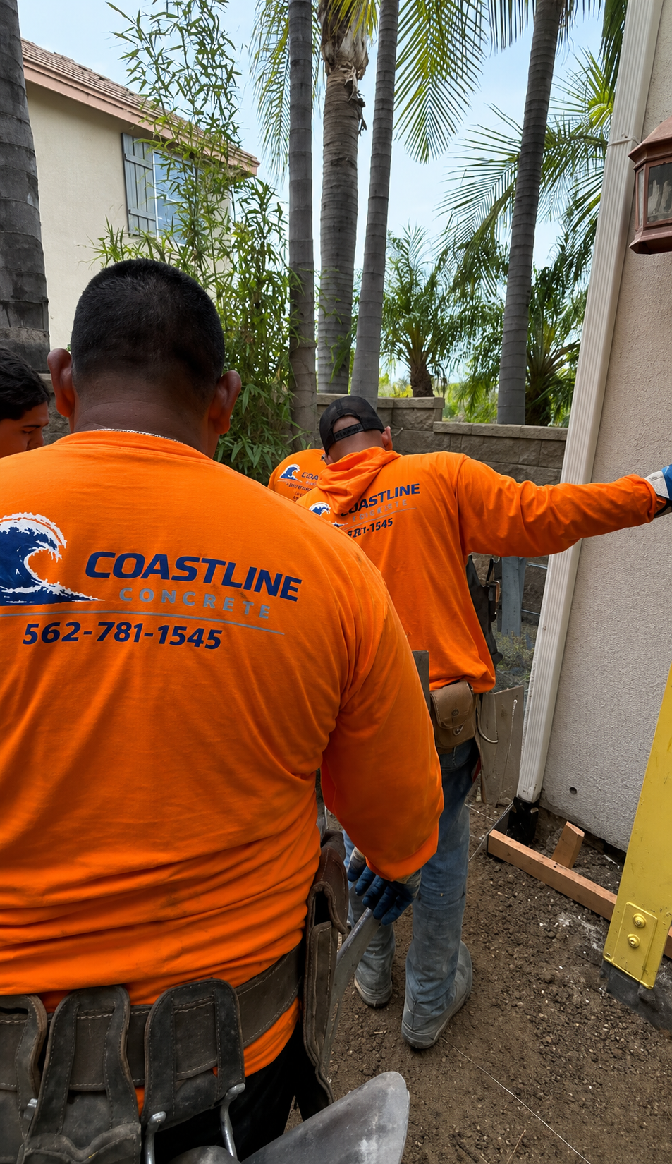 Coastline Concrete residential concrete specialists.