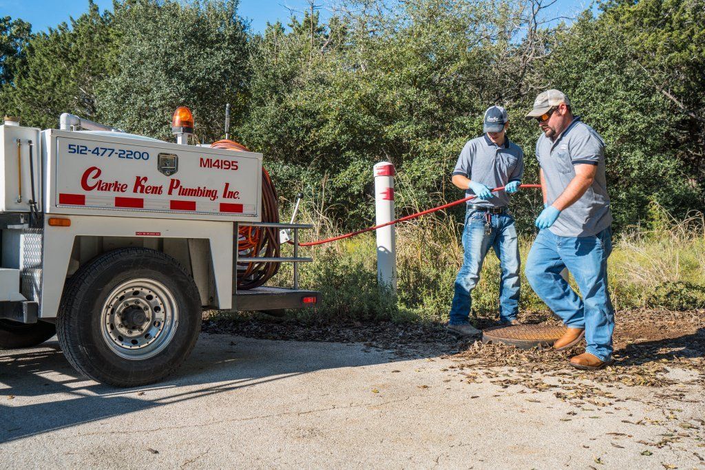 Plumbing Repairs — Men with Hydro-Jetter  in Austin, TX