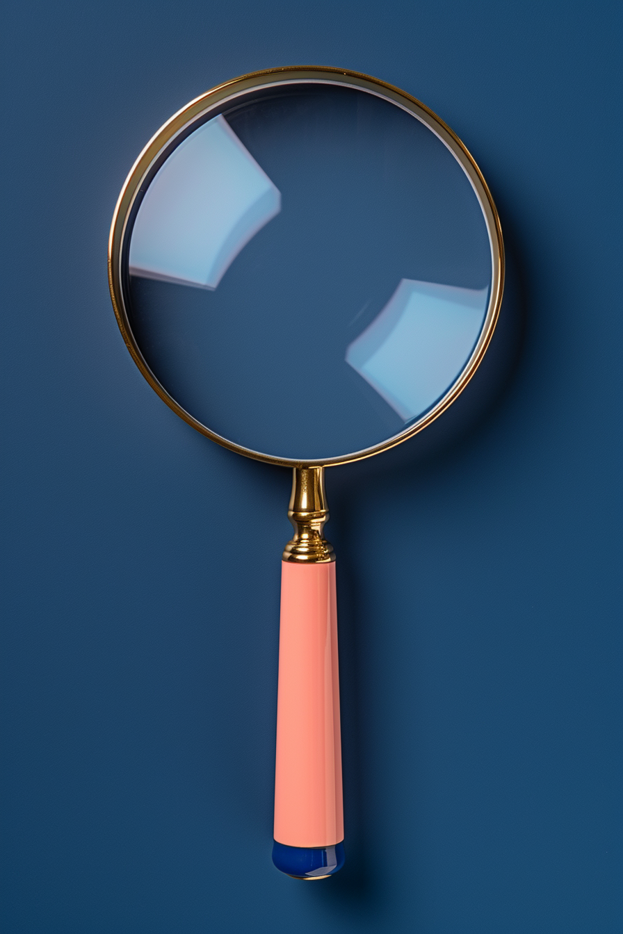 magnifying glass to accompany text on search engine optimisation