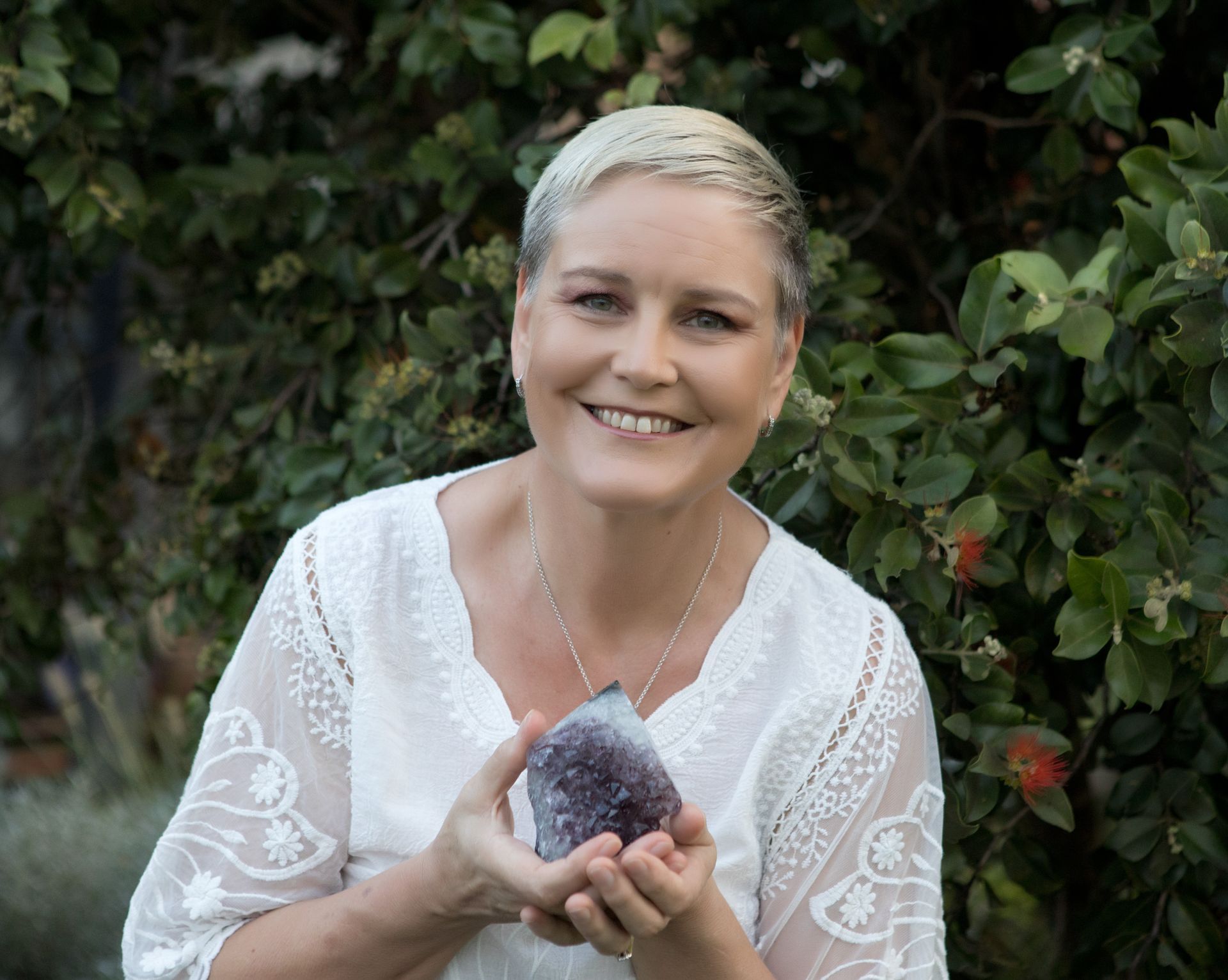 Woman Is Standing Looking Up At The Sun — Marie McAneney In Walkervale, QLD