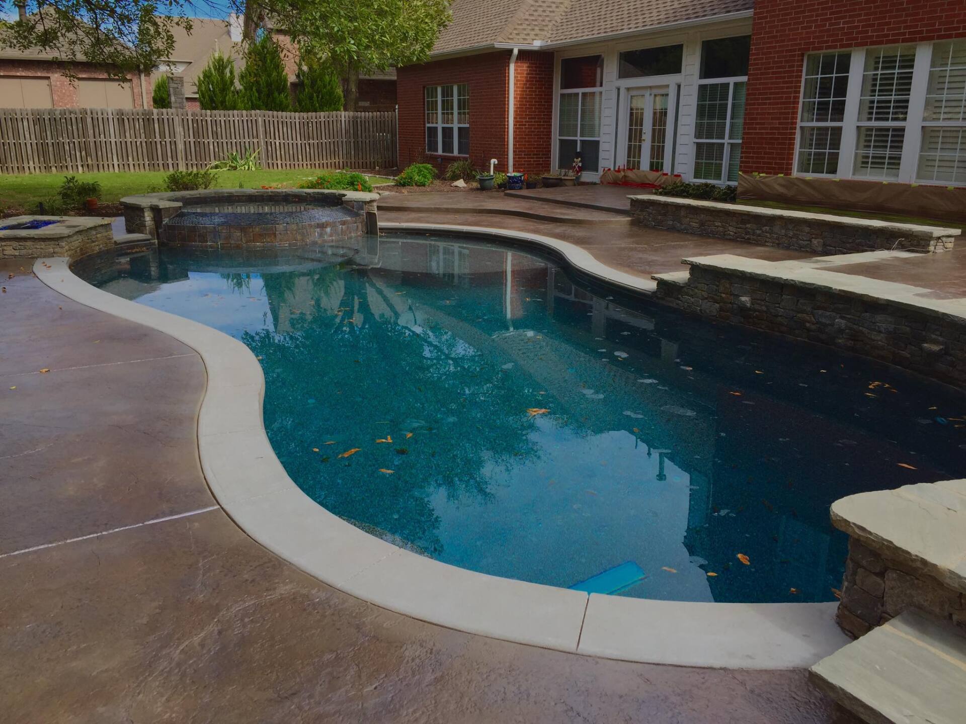 polyaspartic pool deck