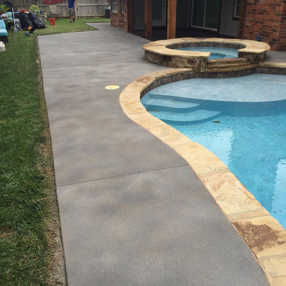 polyaspartic pool deck3