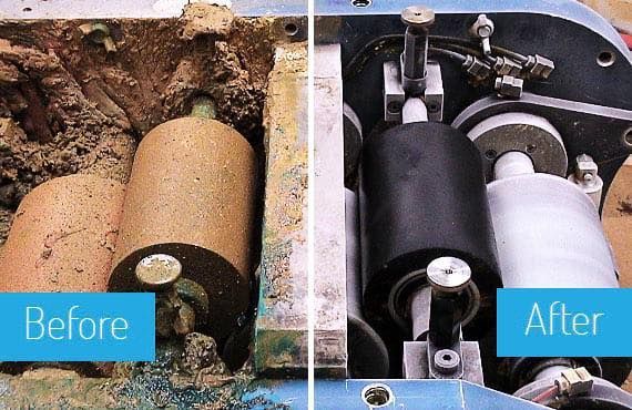 before and after dry ice blasting beckley wv