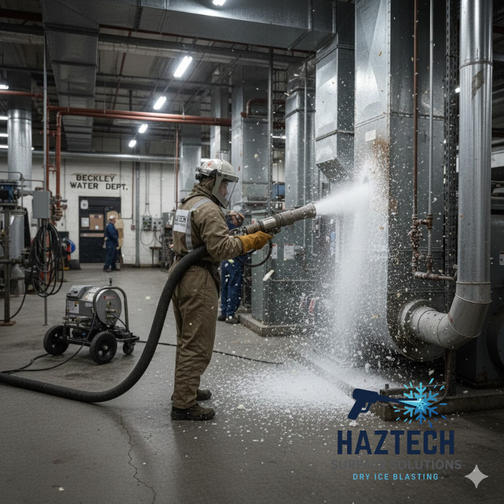 dry ice blasting beckley wv water department