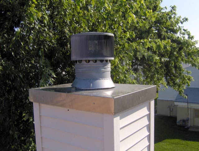 Chimney Cap Before - Chimney Cleaning in Onemo, VA