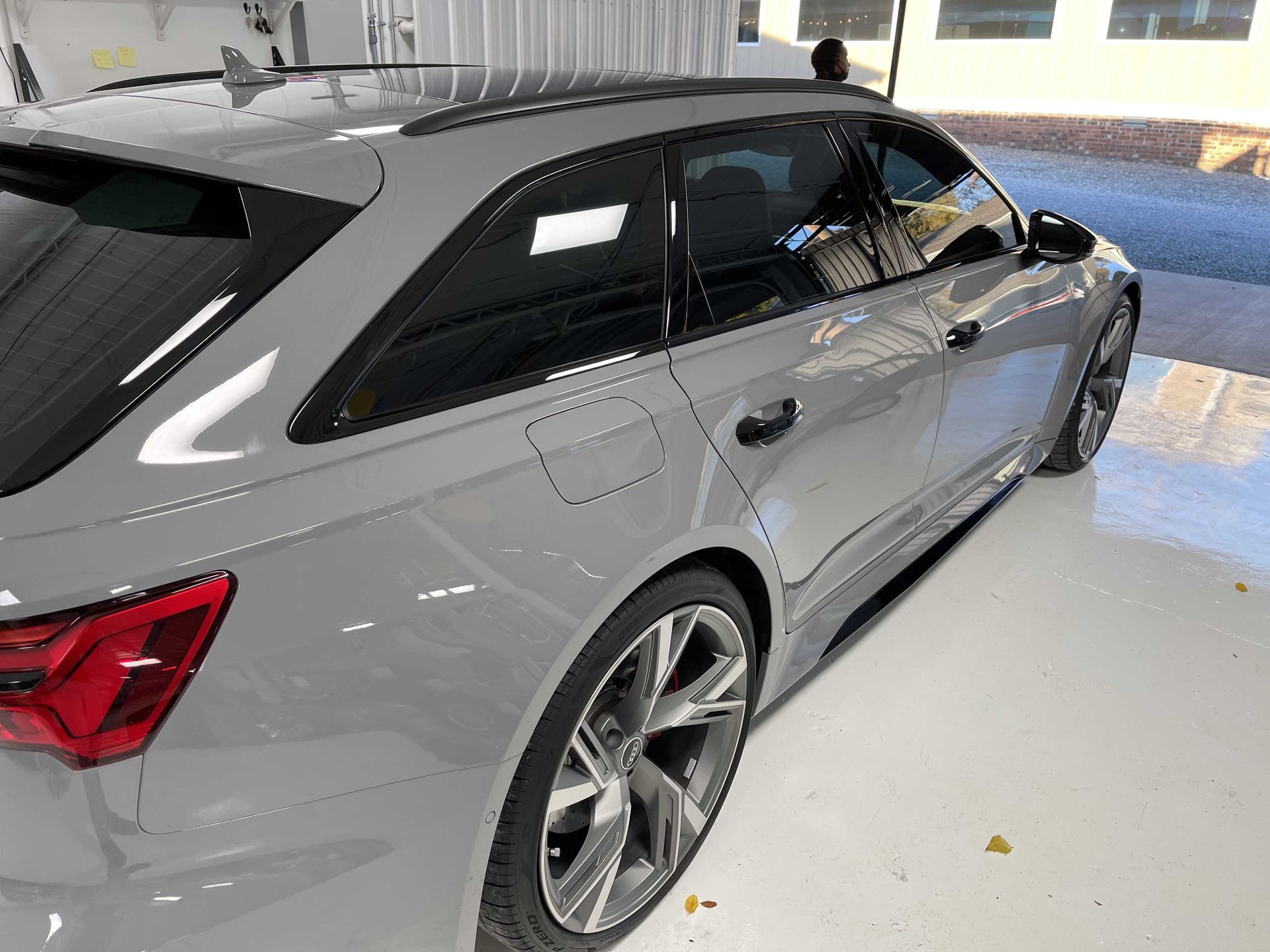Auto ceramic coating application in Durham, NC provides hydrophobic protection and UV defense.