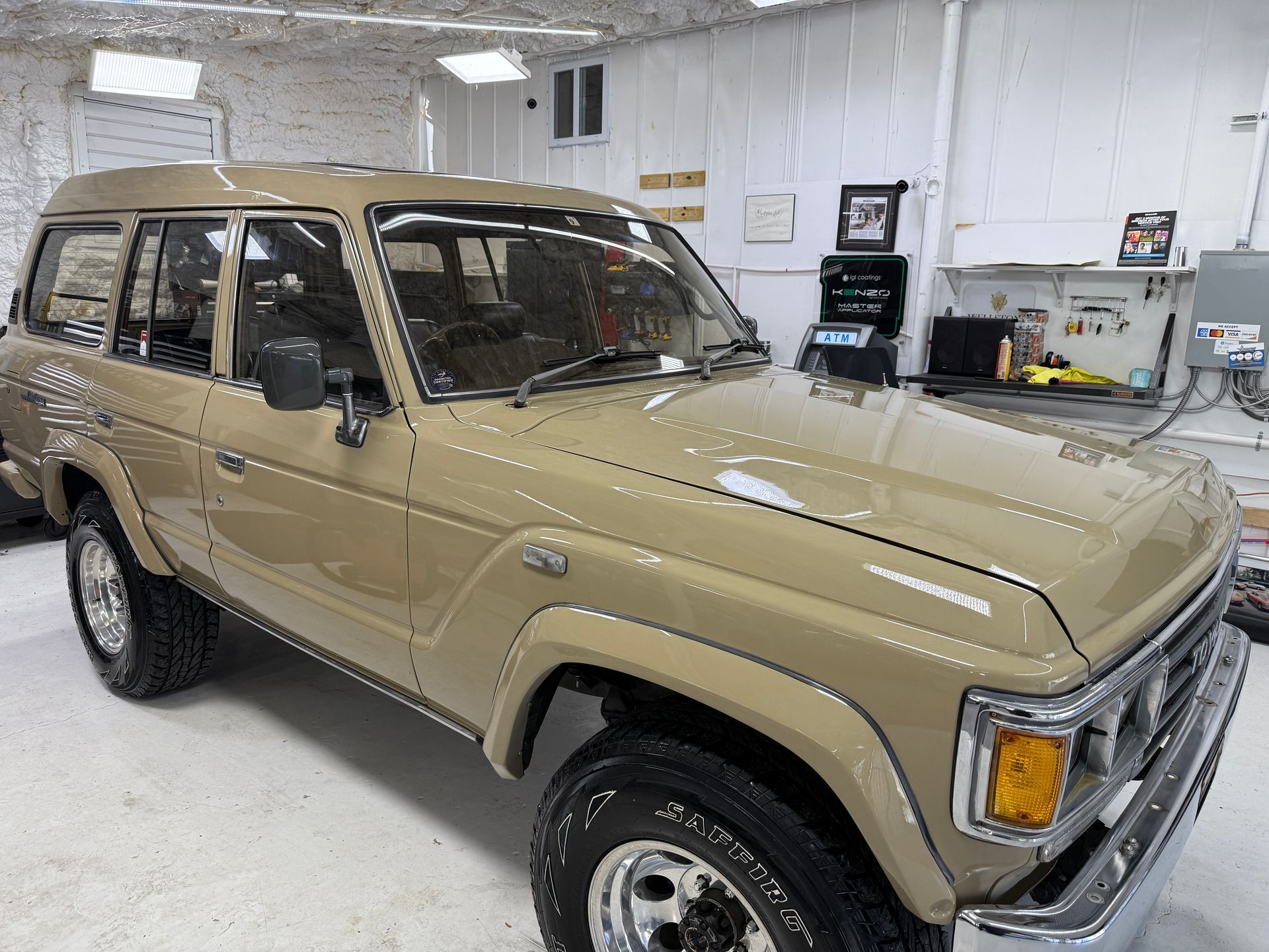 Paint protection film applied to a new car in Durham, shielding the front bumper from debris.
