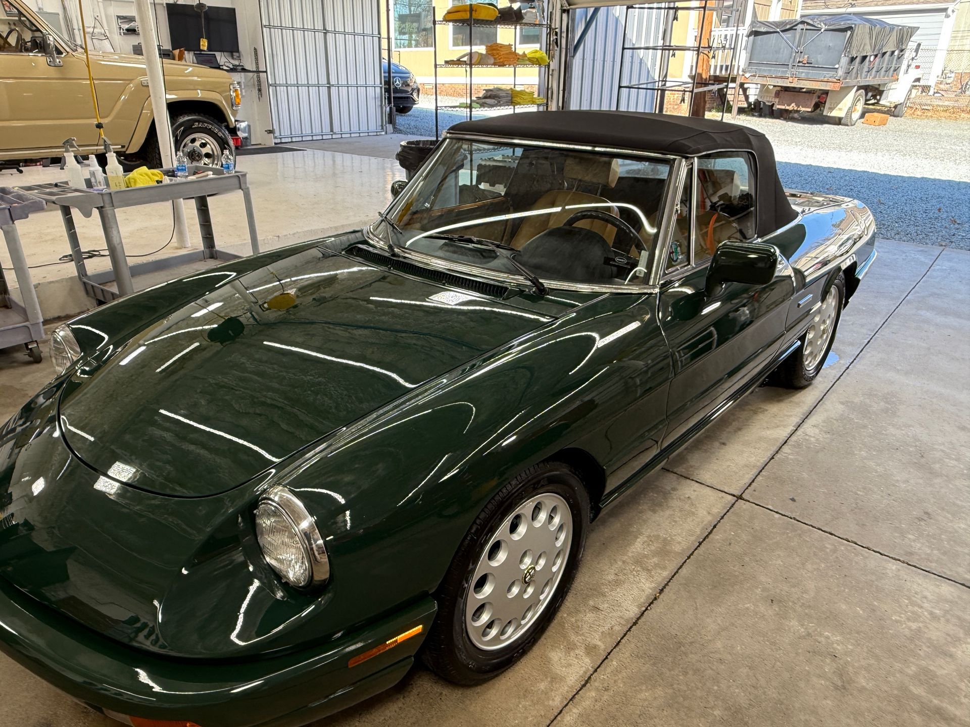 Luxury vehicle with car paint protection film in Durham to prevent chips, scratches, and fading from daily driving and road debris.