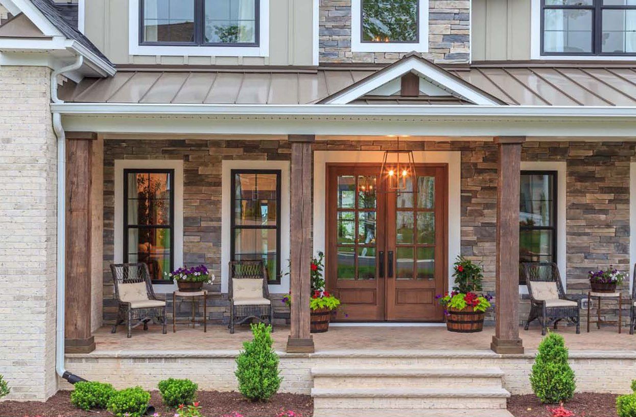 Home Remodel — New House Front Exterior in Glen Allen, VA