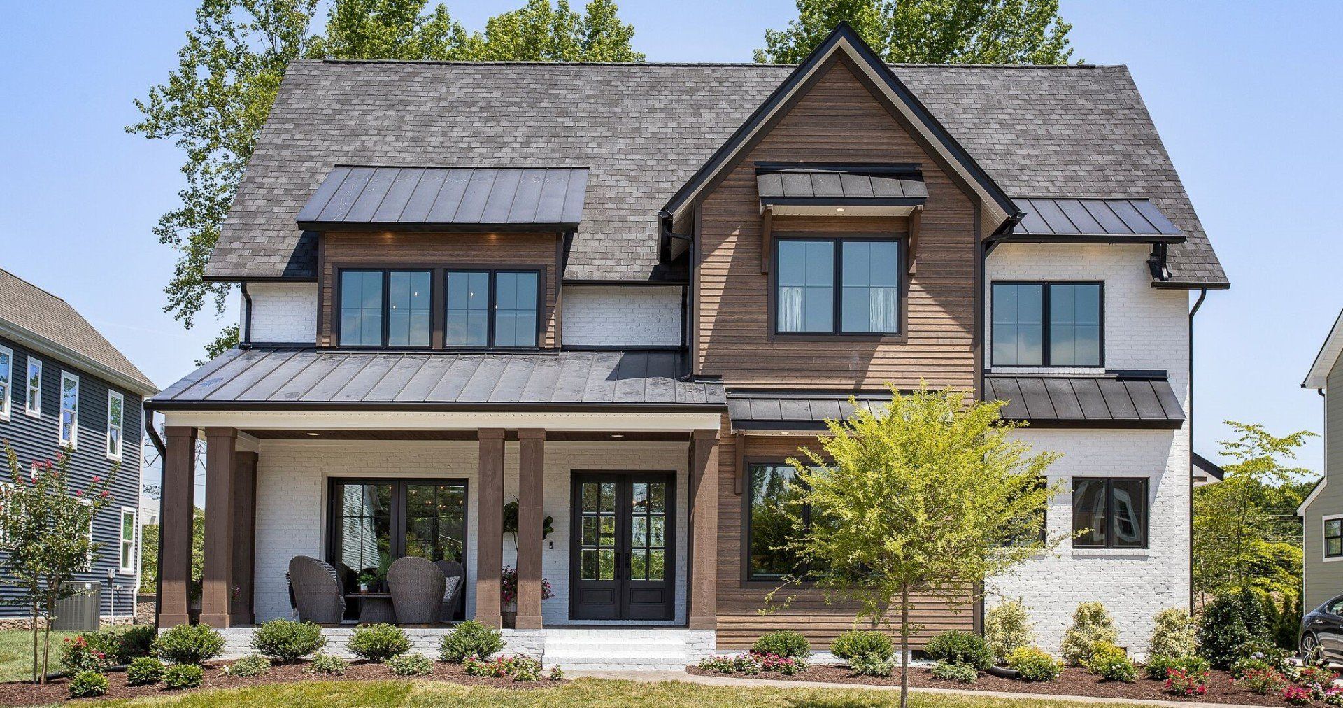 House With Chairs Outside — Le Gault Homes —  Glen Allen, VA