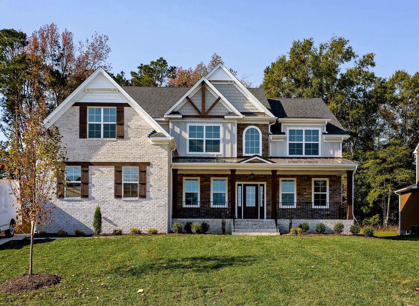 Elegant House Outside View — Le Gault Homes —  Glen Allen, VA