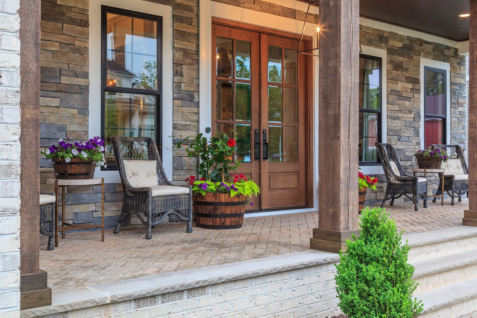 Fancy Front Porch — Glen Allen, VA — Le Gault Homes