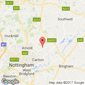 Block paving - Nottingham - SJH (Nottm) Ltd - map