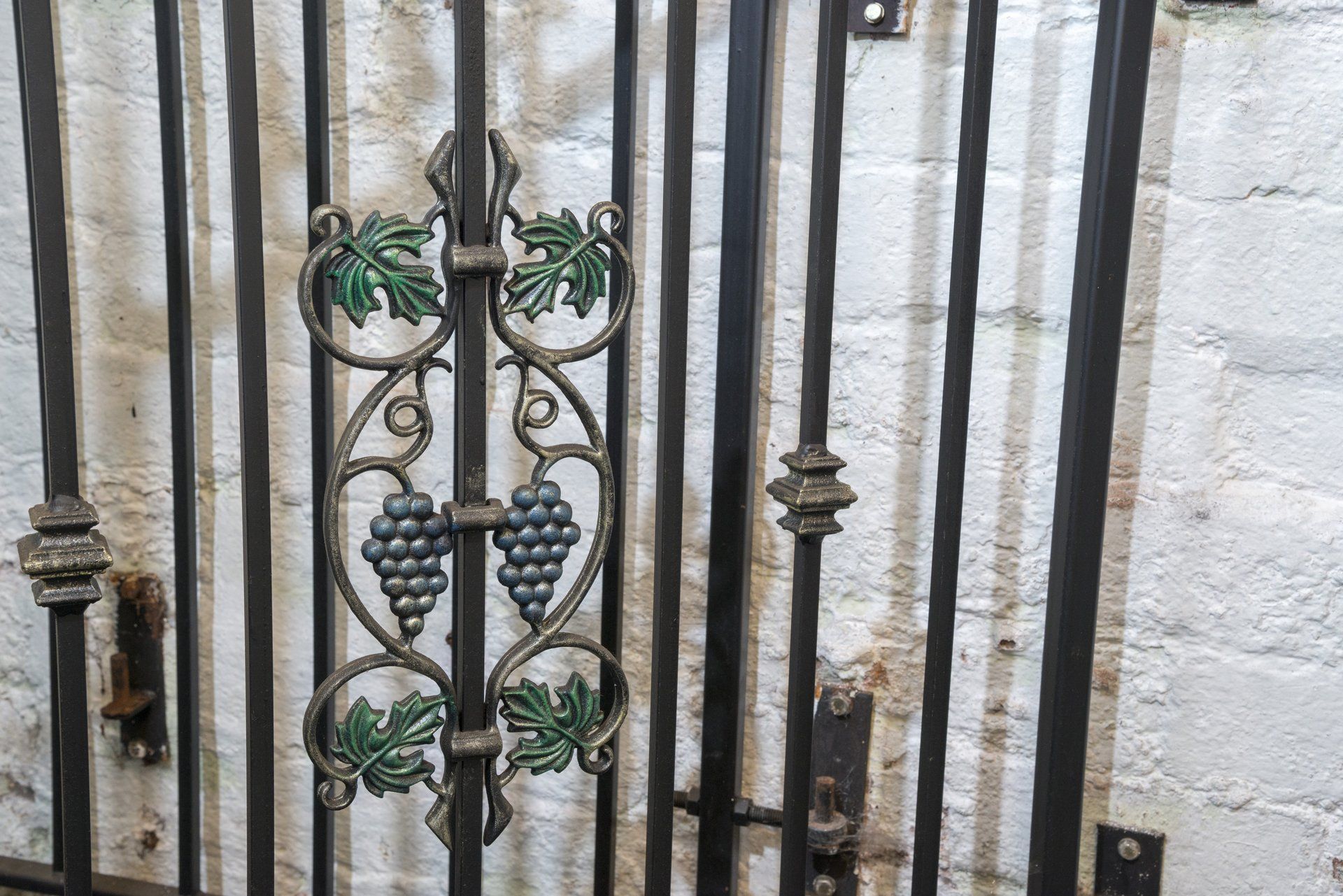 Ornate metal gates