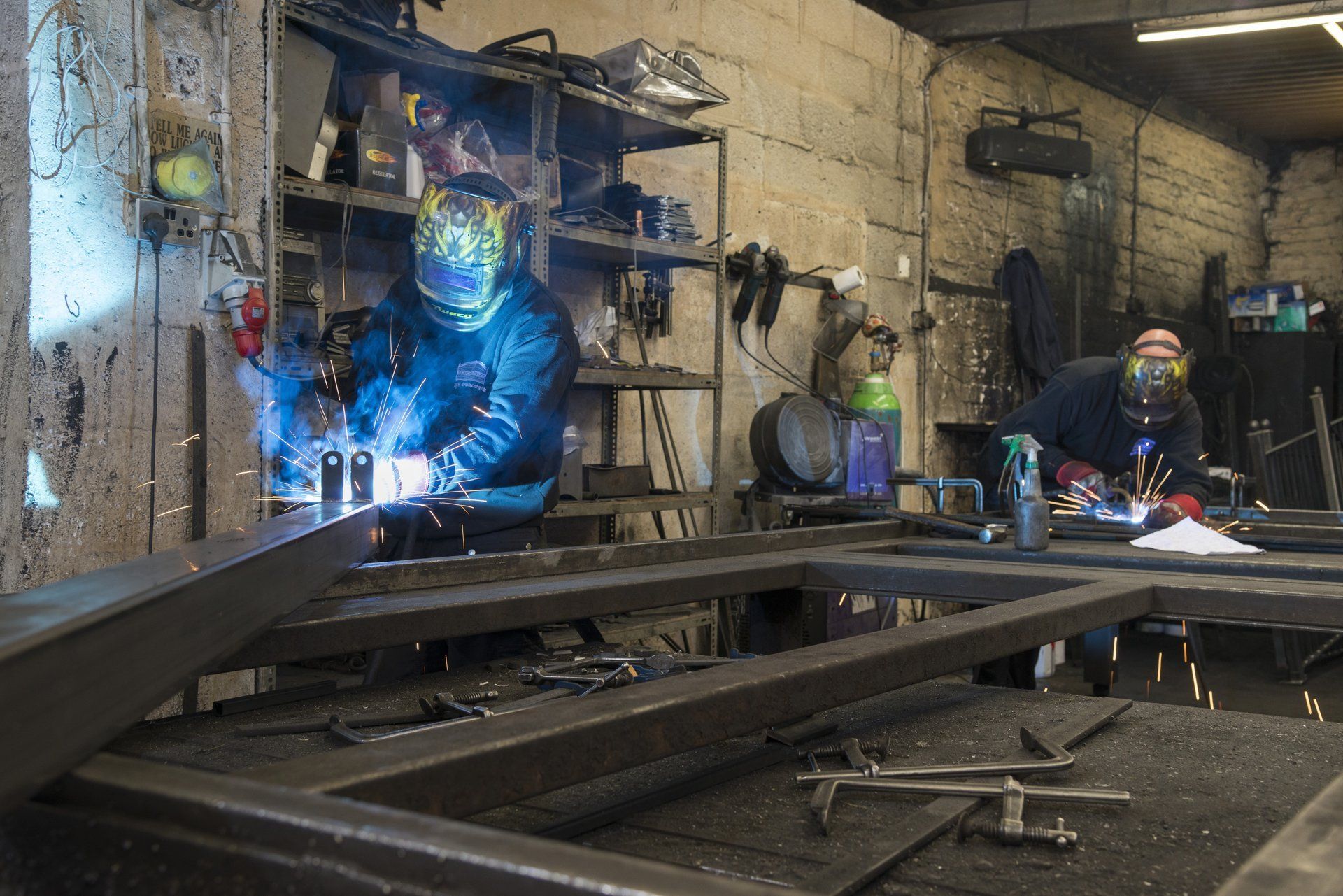 Inside the ironworks