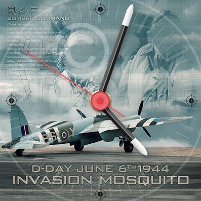 WW2 Mosquito desk clock.