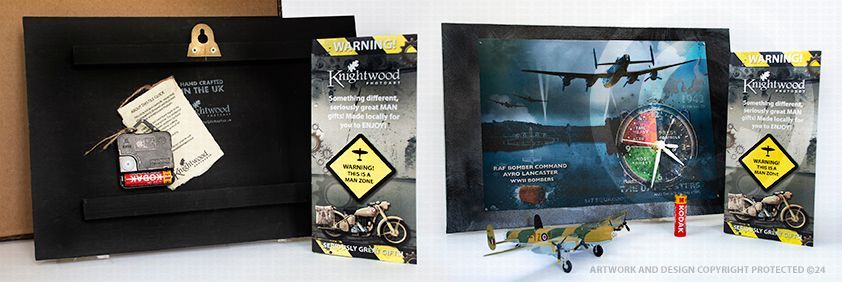 Wall clock design (front and back)