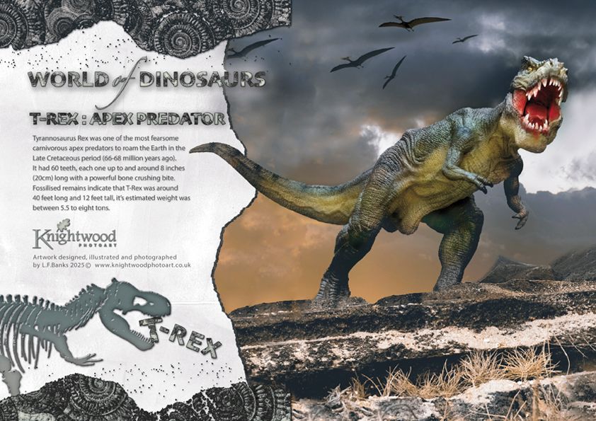 T-Rex Greeting Card image