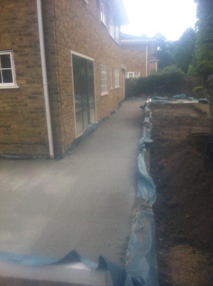 Driveway construction