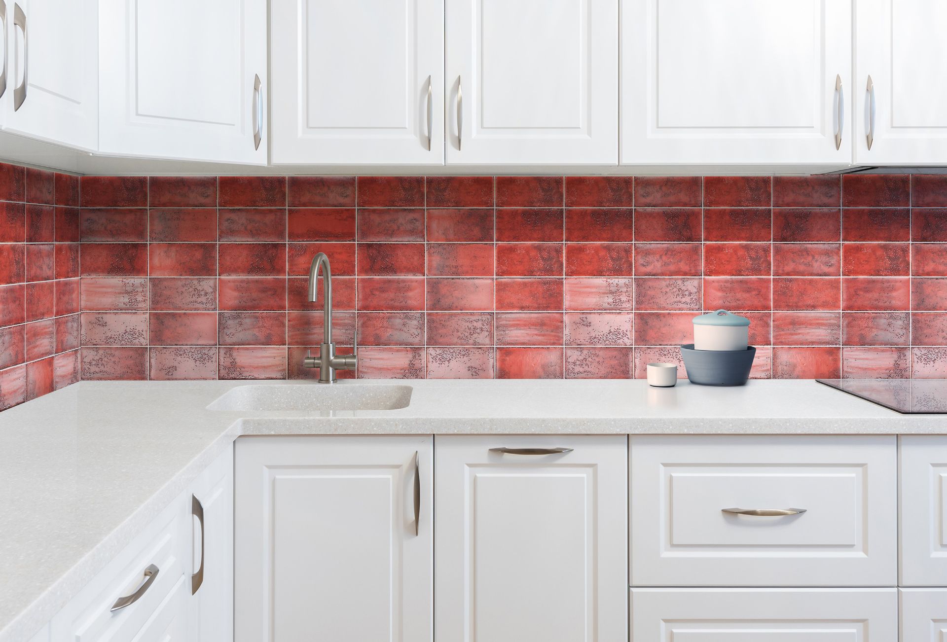 beige Wall Tile bathroom image - small format Tiles in Leicester