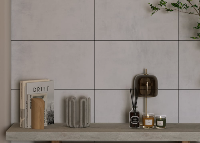 grey stone decor Wall Tile bathroom image - Ceramic Tiles in Leicester
