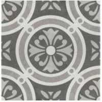 black decor Wall & floor Tile thumbnail image - patterned Tiles in Leicester