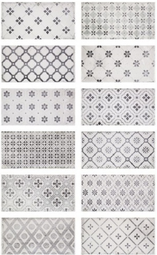 patchwork decor Wall Tile thumbnail image - small format Tiles in Leicester