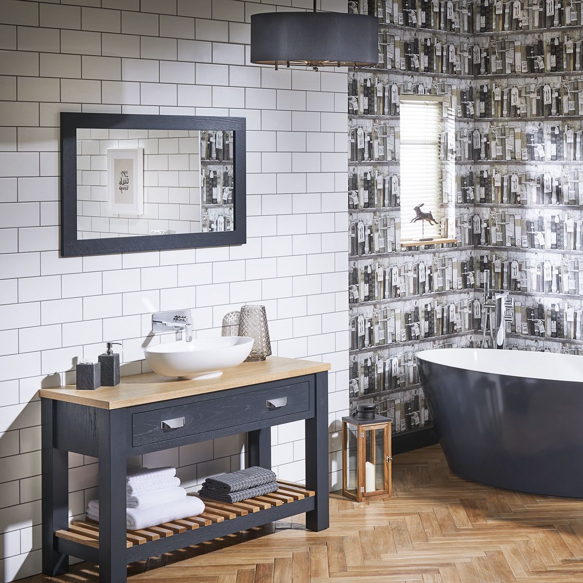 duck egg Wall Tile kitchen image - small format Tiles in Leicester