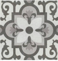 black decor Wall & floor Tile thumbnail image - patterned Tiles in Leicester