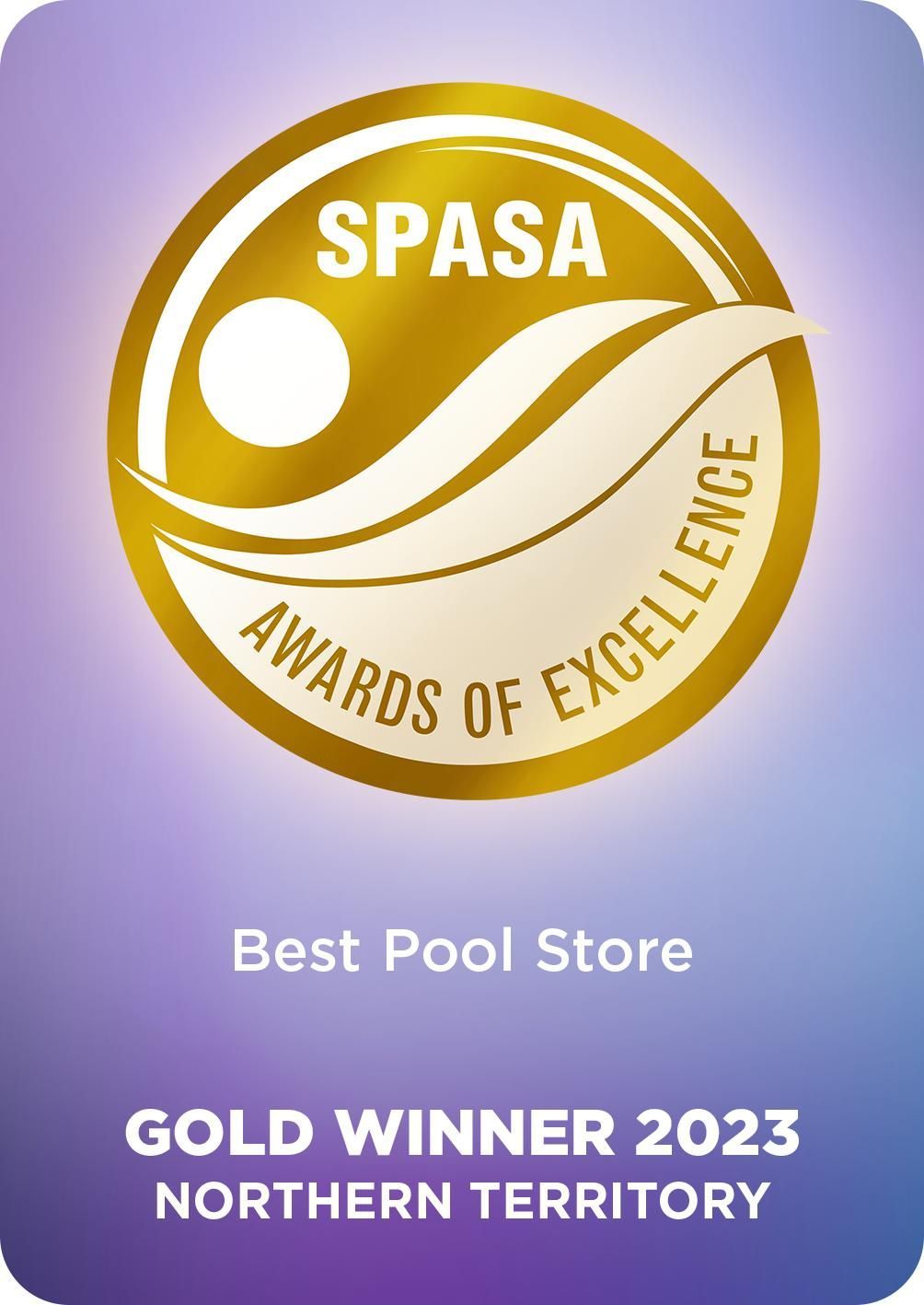 A Gold Winner of the Spasa Awards of Excellence — Figleaf Pool Products in Coconut Grove, NT