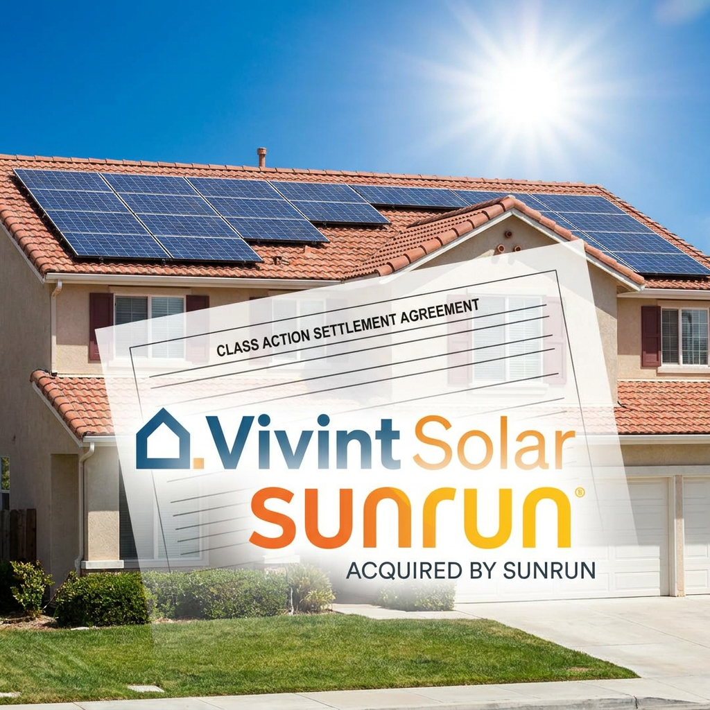 California homeowner reviewing a Vivint Solar contract exit options after 2026 settlement