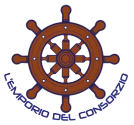 Un logo per l'emporio del consorcio con un volante