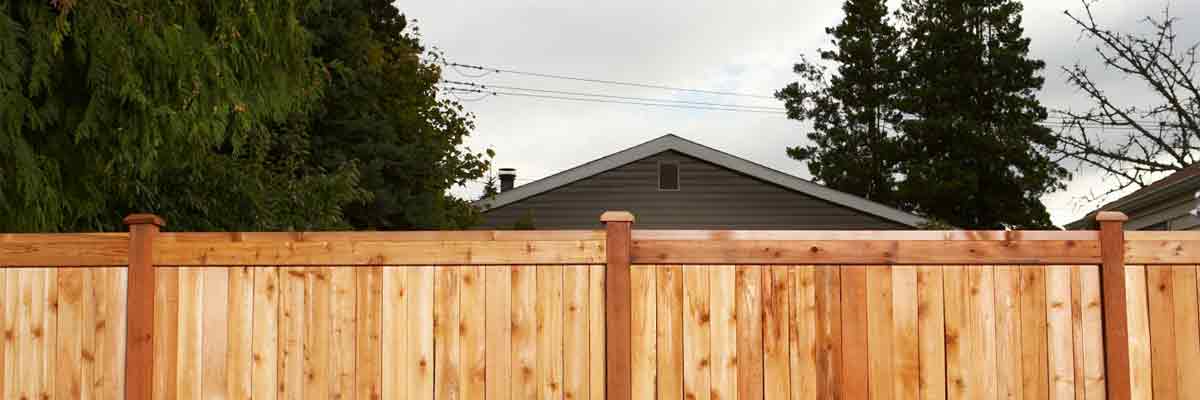 wood fence — chain link in Flagstaff, AZ