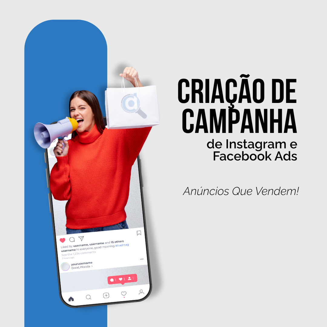 Criação de campanha no Meta Ads (Instagram) - Publicidade eficaz