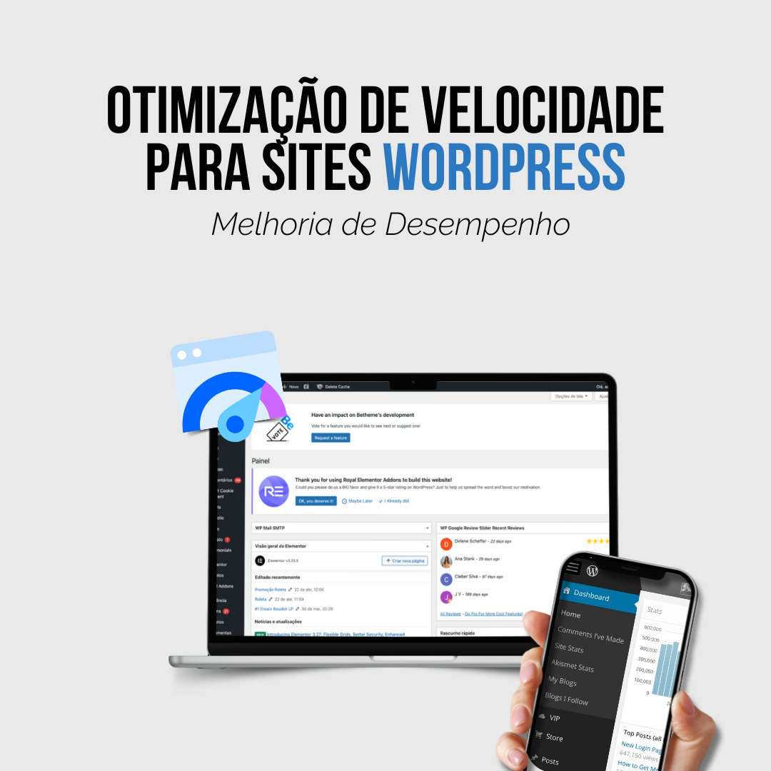 Otimização da velocidade para sites WordPress - Melhoria do desempenho