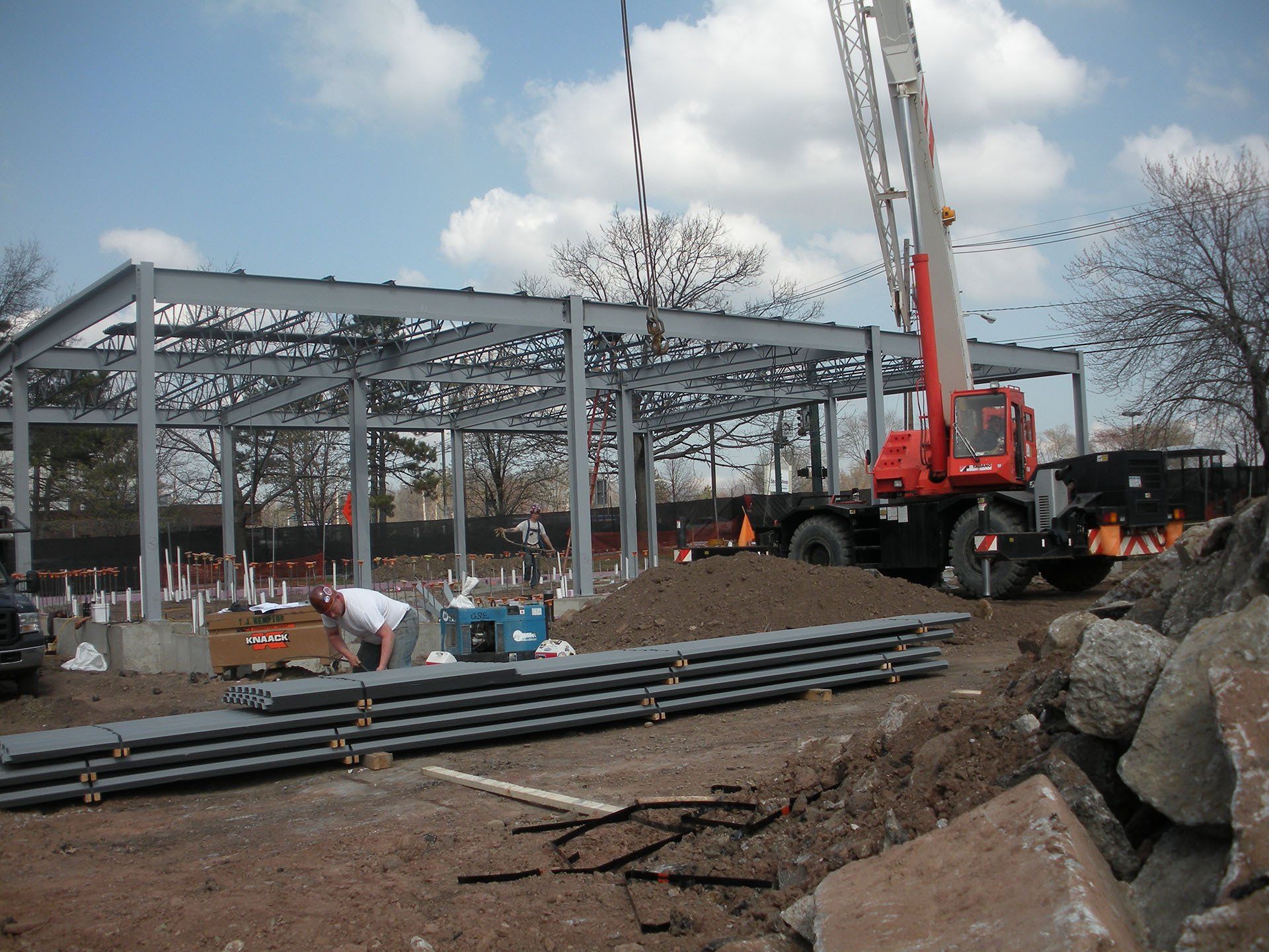 Steel Beams — Nanuet, NY — Olori Crane Service, Inc.