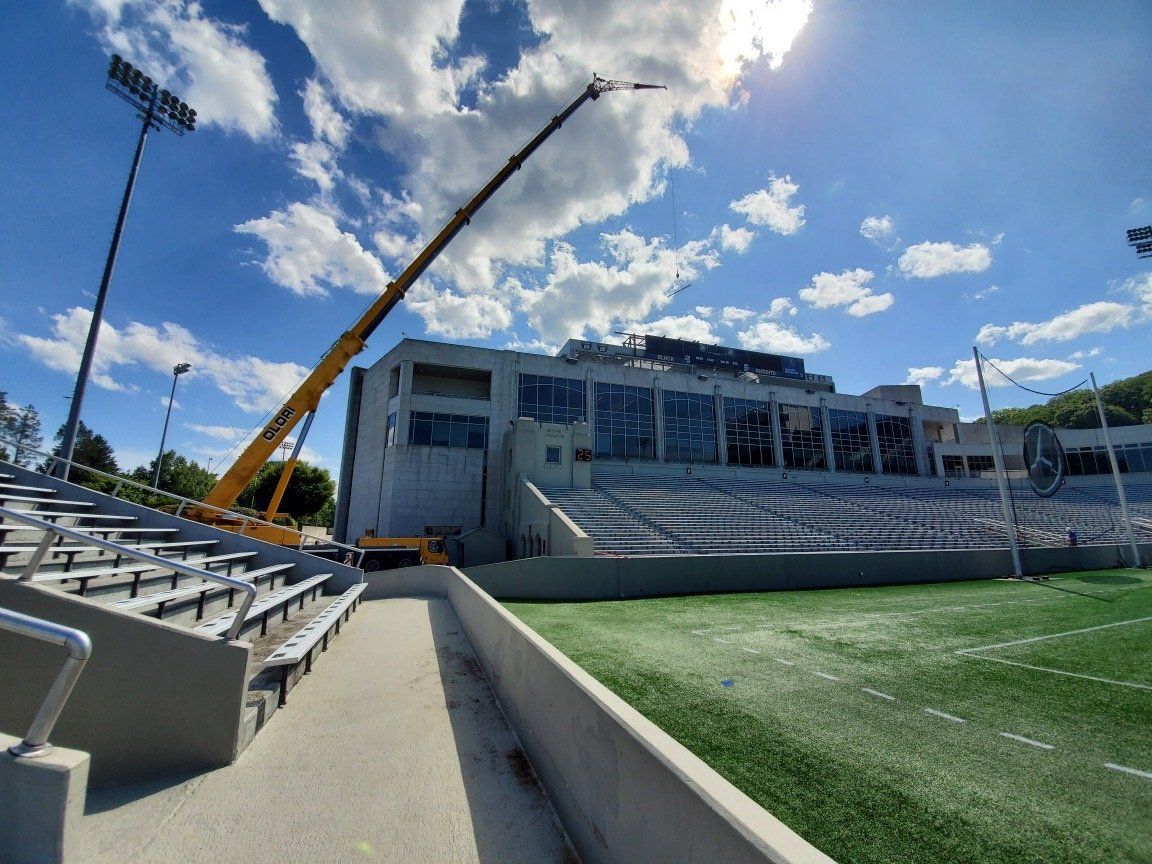 Bleachers — Nanuet, NY — Olori Crane Service, Inc.